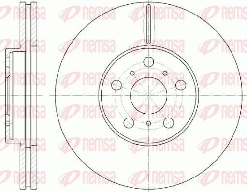 Kawe 6465 10 - Bremžu diski www.autospares.lv