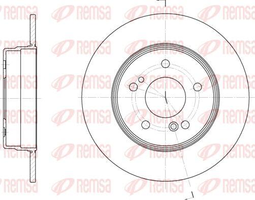 Kawe 6467 00 - Bremžu diski www.autospares.lv