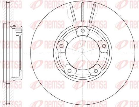 Kawe 6405 10 - Bremžu diski www.autospares.lv