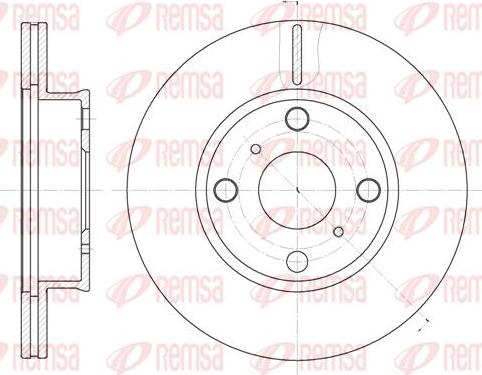 Kawe 6402 10 - Bremžu diski autospares.lv