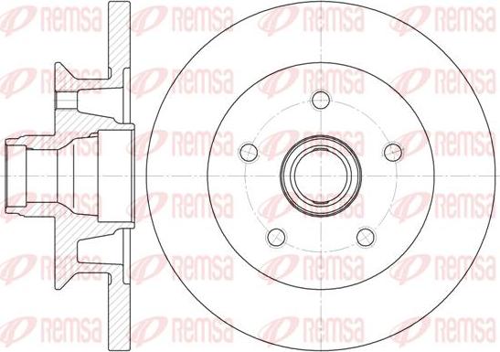 Kawe 64.1500 - Bremžu diski www.autospares.lv