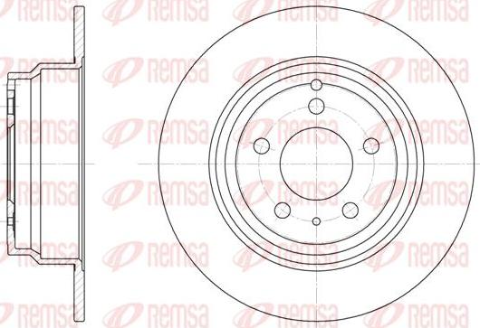 Kawe 64.1100 - Bremžu diski www.autospares.lv