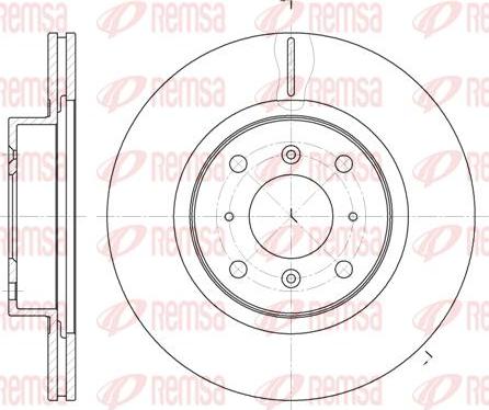 Kawe 6484 10 - Bremžu diski www.autospares.lv