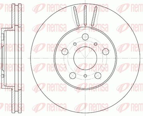 Kawe 6439 10 - Bremžu diski www.autospares.lv