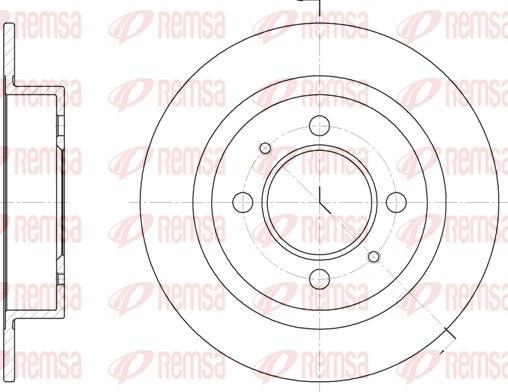 Kawe 6424 00 - Bremžu diski www.autospares.lv