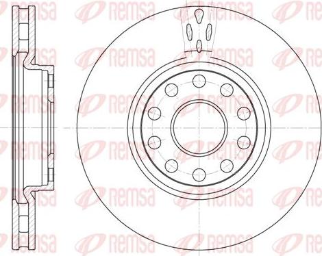 Kawe 6479 10 - Bremžu diski autospares.lv