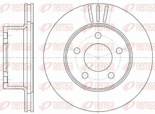 Kawe 6475 10 - Bremžu diski www.autospares.lv