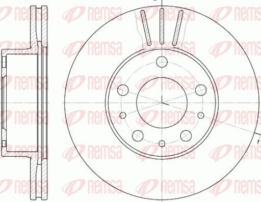 Kawe 6476 10 - Bremžu diski autospares.lv