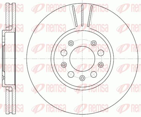 Kawe 6544 10 - Bremžu diski www.autospares.lv