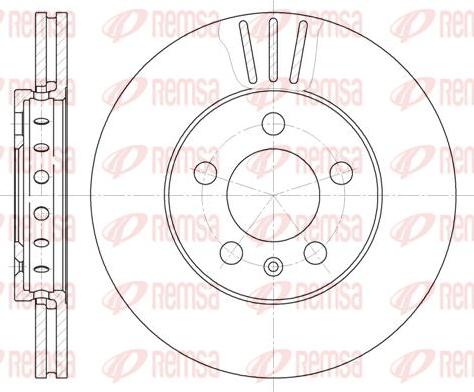 Kawe 6545 10 - Тормозной диск www.autospares.lv