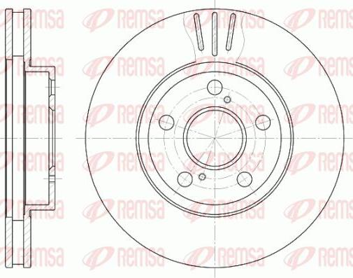 Kawe 6540 10 - Bremžu diski autospares.lv