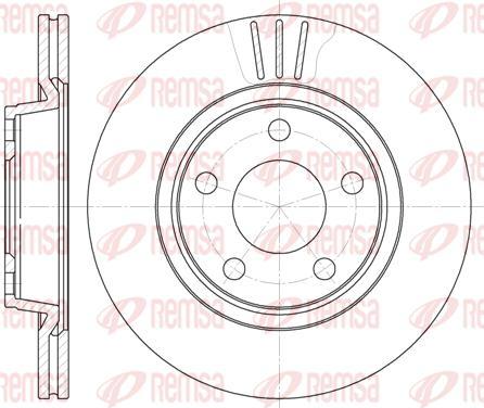 Kawe 6548 10 - Brake Disc www.autospares.lv