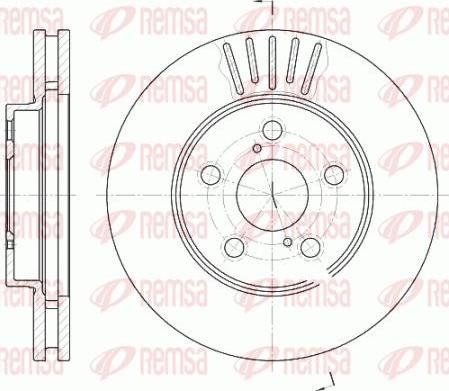 Kawe 6542 10 - Тормозной диск www.autospares.lv