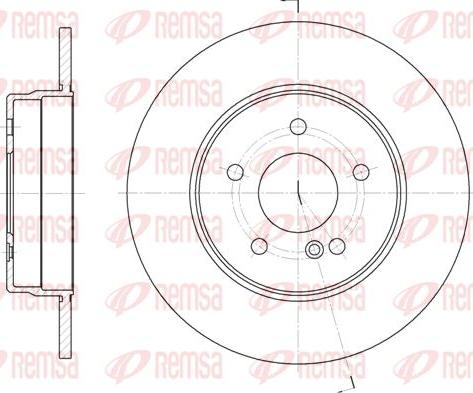 Kawe 6555 00 - Bremžu diski www.autospares.lv