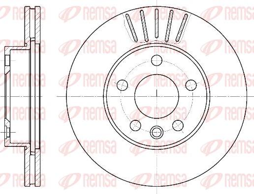 Kawe 6551 10 - Bremžu diski www.autospares.lv