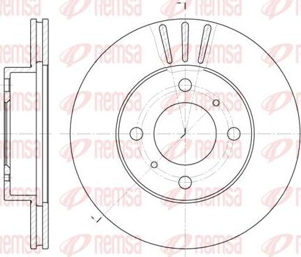 Kawe 6557 10 - Bremžu diski www.autospares.lv