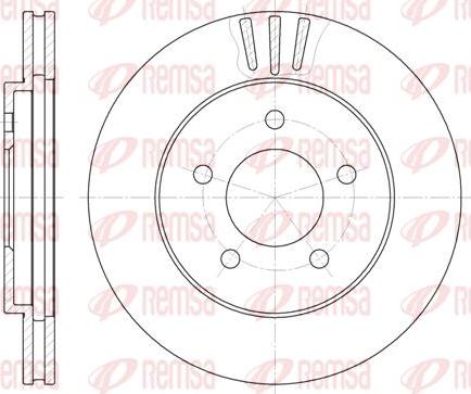 Kawe 6564 10 - Bremžu diski autospares.lv