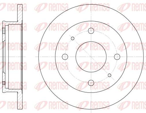 Kawe 6568 00 - Bremžu diski www.autospares.lv