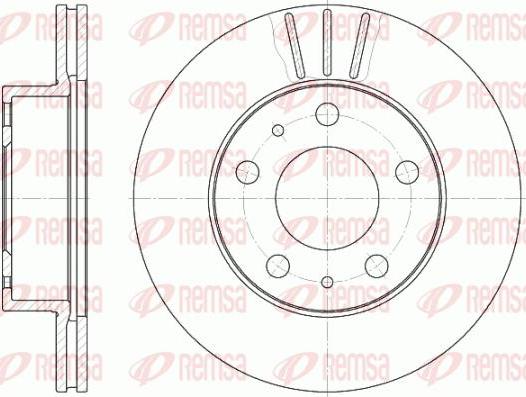 Kawe 6504 10 - Bremžu diski www.autospares.lv