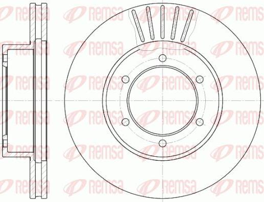 Kawe 6501 10 - Bremžu diski www.autospares.lv