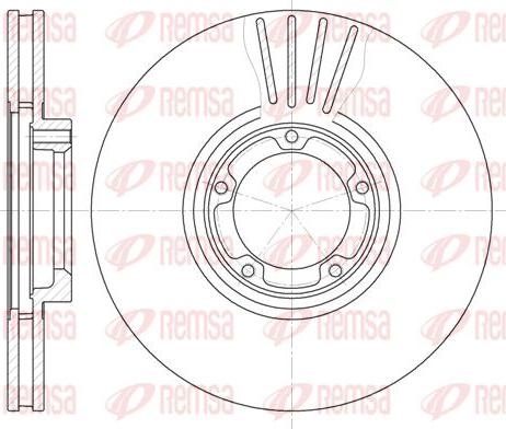 Kawe 6519 10 - Bremžu diski www.autospares.lv