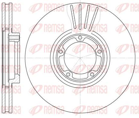 Kawe 6518 10 - Bremžu diski www.autospares.lv