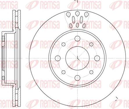 Kawe 6517 10 - Bremžu diski www.autospares.lv