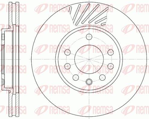 Kawe 6584 10 - Bremžu diski autospares.lv