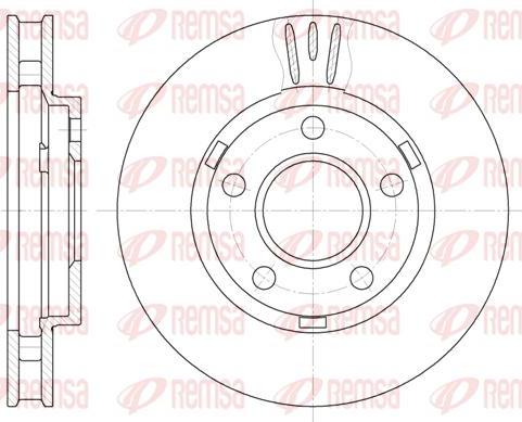 Kawe 6581 10 - Тормозной диск www.autospares.lv