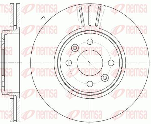 Kawe 6583 10 - Bremžu diski www.autospares.lv