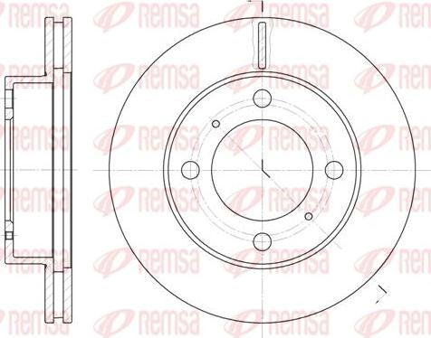 Kawe 6539 10 - Bremžu diski www.autospares.lv