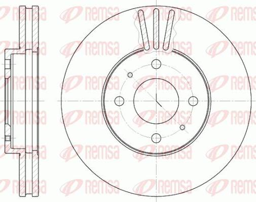 Kawe 6530 10 - Bremžu diski www.autospares.lv