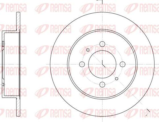 Kawe 6531 00 - Bremžu diski www.autospares.lv