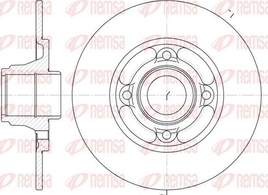 Kawe 6537 00 - Bremžu diski www.autospares.lv