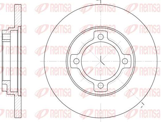 Kawe 6522 00 - Bremžu diski www.autospares.lv