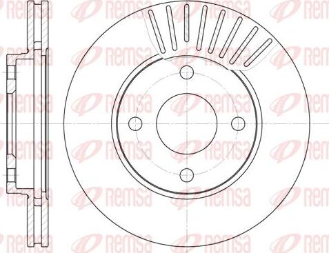 Kawe 6575 10 - Brake Disc www.autospares.lv