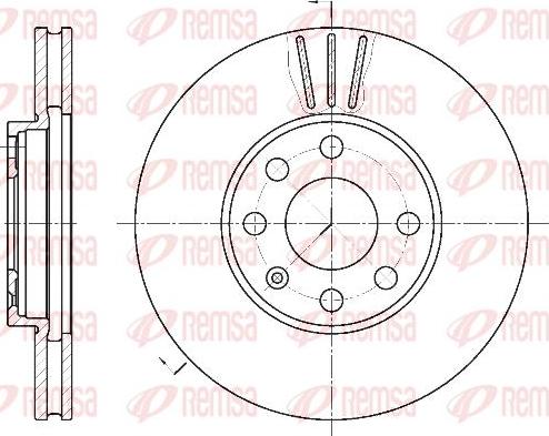 Kawe 6572 10 - Bremžu diski autospares.lv