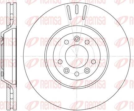 Kawe 6691 10 - Bremžu diski www.autospares.lv