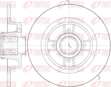 Kawe 6698 20 - Bremžu diski www.autospares.lv