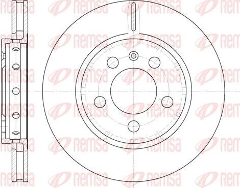 Kawe 6646 10 - Bremžu diski www.autospares.lv