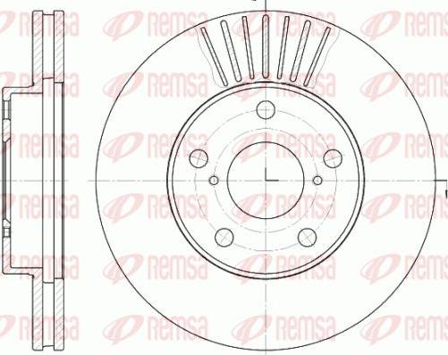 Kawe 6640 10 - Bremžu diski autospares.lv