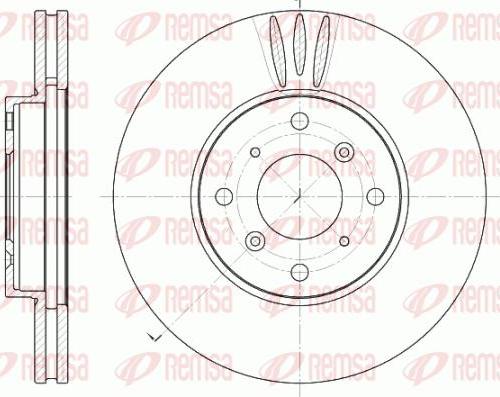 Kawe 6641 10 - Bremžu diski www.autospares.lv