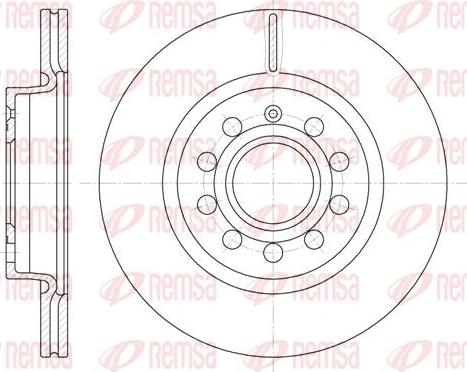 Kawe 6647 10 - Bremžu diski www.autospares.lv