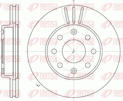 Kawe 6655 10 - Bremžu diski autospares.lv