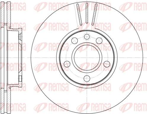 Kawe 6660 10 - Brake Disc www.autospares.lv