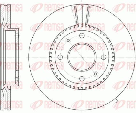 Kawe 6668 10 - Bremžu diski www.autospares.lv