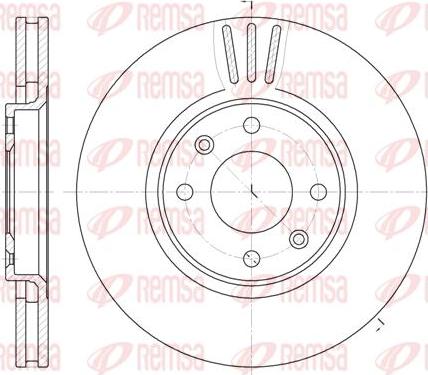 Kawe 6604 10 - Bremžu diski www.autospares.lv