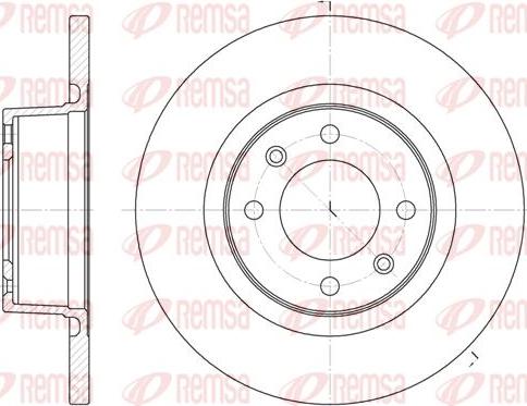 Kawe 6605 00 - Bremžu diski www.autospares.lv