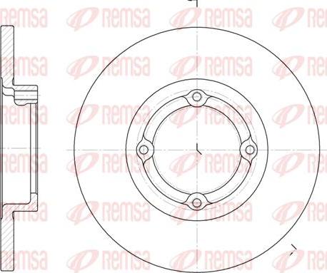 Kawe 6606 00 - Bremžu diski www.autospares.lv