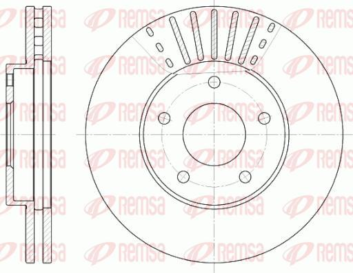 Kawe 6681 10 - Bremžu diski www.autospares.lv